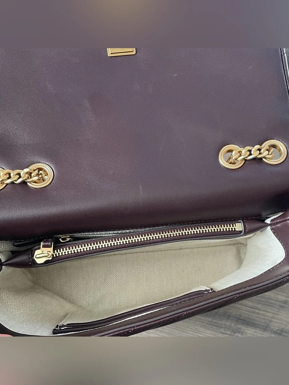 Tory Burch Chevron Convertible Shoulder Bag